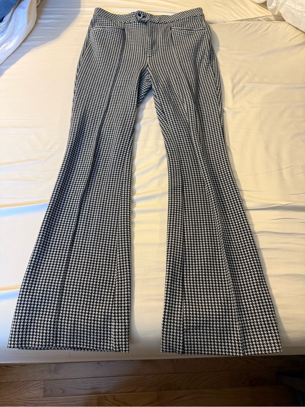 Black & White Flared Pants